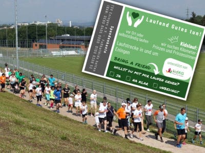 Sozialpartnerschaft Charitylauf am 16.07.2022 in Eningen