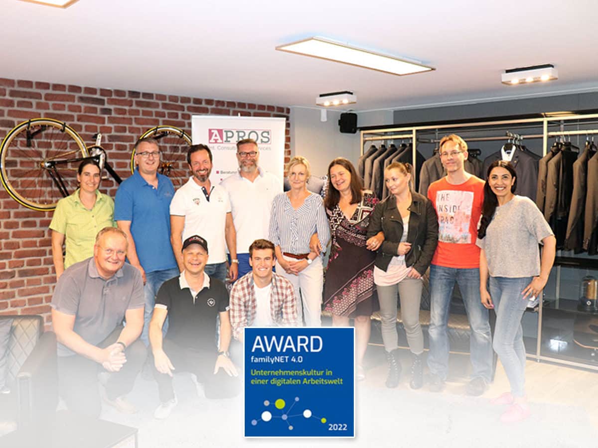 FamiliyNET Award des Landes Baden-Württemberg für die APROS Consulting und Services GmbH