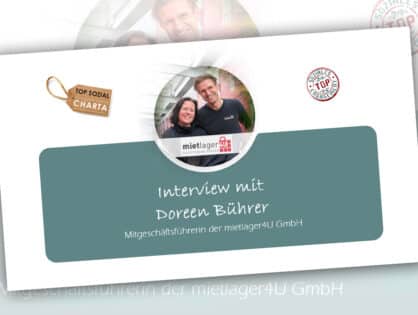 Interview mietlager4U GmbH - Unternehmenspartner der Charta