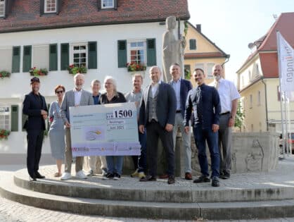 TOP Sozial Spende an Förderverein Sonnenstrahlen e.V. Pfullingen